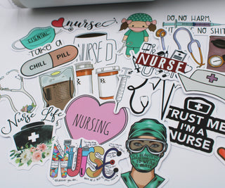 20 Tumbler Cup Sticker Water bottle Sticker for Nurse Water Bottle For Nurse Vinyl Sticker Funny Gift for Nurse Laptop Sticker