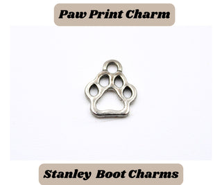 Paw Print Charm Hydro Flask Boot Bottle Protector Custom Boot Dog Mom Water Bottle Charm Tumbler Cup Charm 40 Oz Boot 30 OZ Tumbler Charm