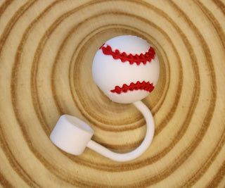 Baseball Straw Topper Boot Charm Quencher Set Sport Gift Bundle Tumbler Accessory