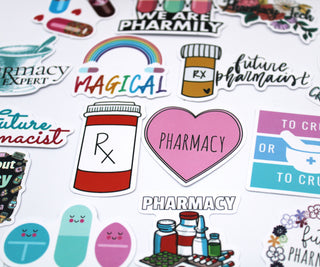 Future Pharmacist Sticker Pack Personalized Yeti Cute Pharmacy Student Sticker Custom Yeti Cup Pharmacy School Sticker Personalized Tumbler