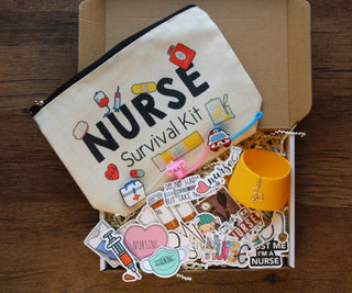 ER GYN Nurse Week Gift Box Funny Sticker Birthday Gift Water Bottle Accessory Emergency Nurse Simple Modern Tumbler 40 Oz Charm