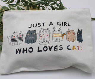 Cat Mom Lover Gift Box Zippered Bag Personalized Journal Pen Comfy Socks